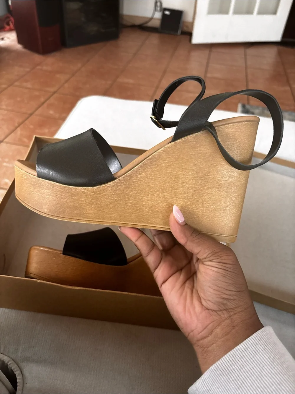 Steve Madden chunky tan